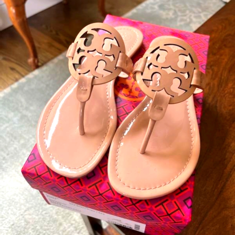 Tory Burch Miller Soft Sea Shell Pink Sandals